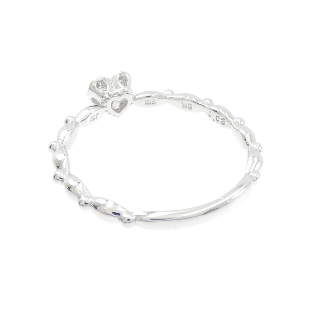 サマンサティアラ ハート ダイヤモンド リング 0.03CT