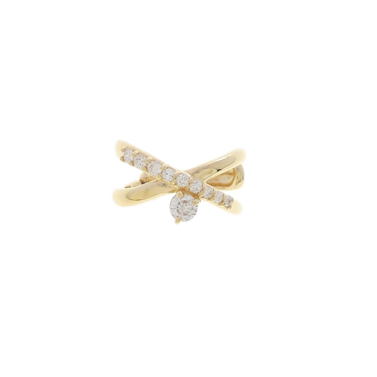 K18YG ダイヤモンド イヤーカフ 0.20CT 片耳