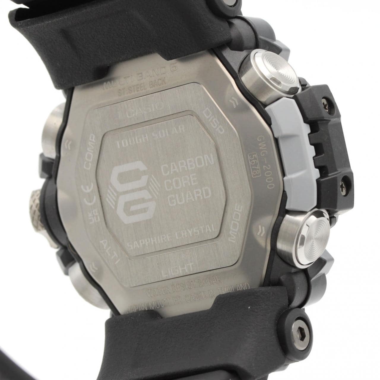 カシオ G-SHOCK･マッドマスター 電波時計 GWG-2000-1A1JF その他 ソーラークォーツ