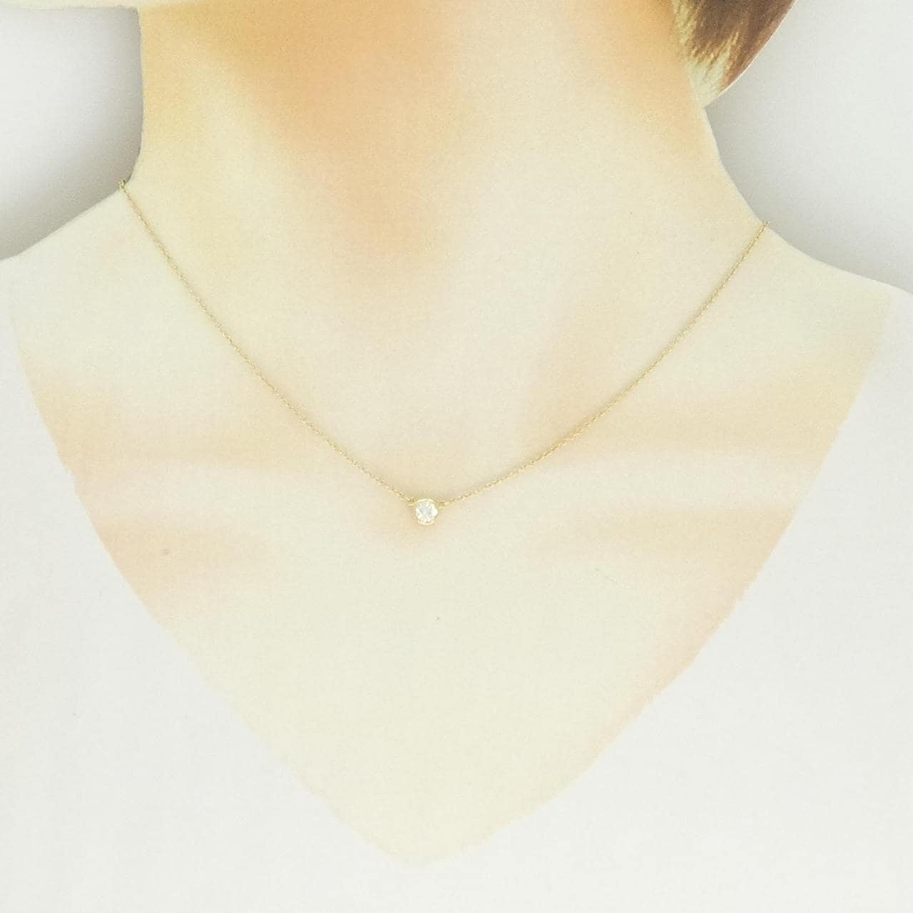 ティファニー バイザヤード ネックレス 0.23CT H IF EXT