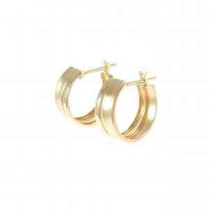 K18YG フープ ピアス