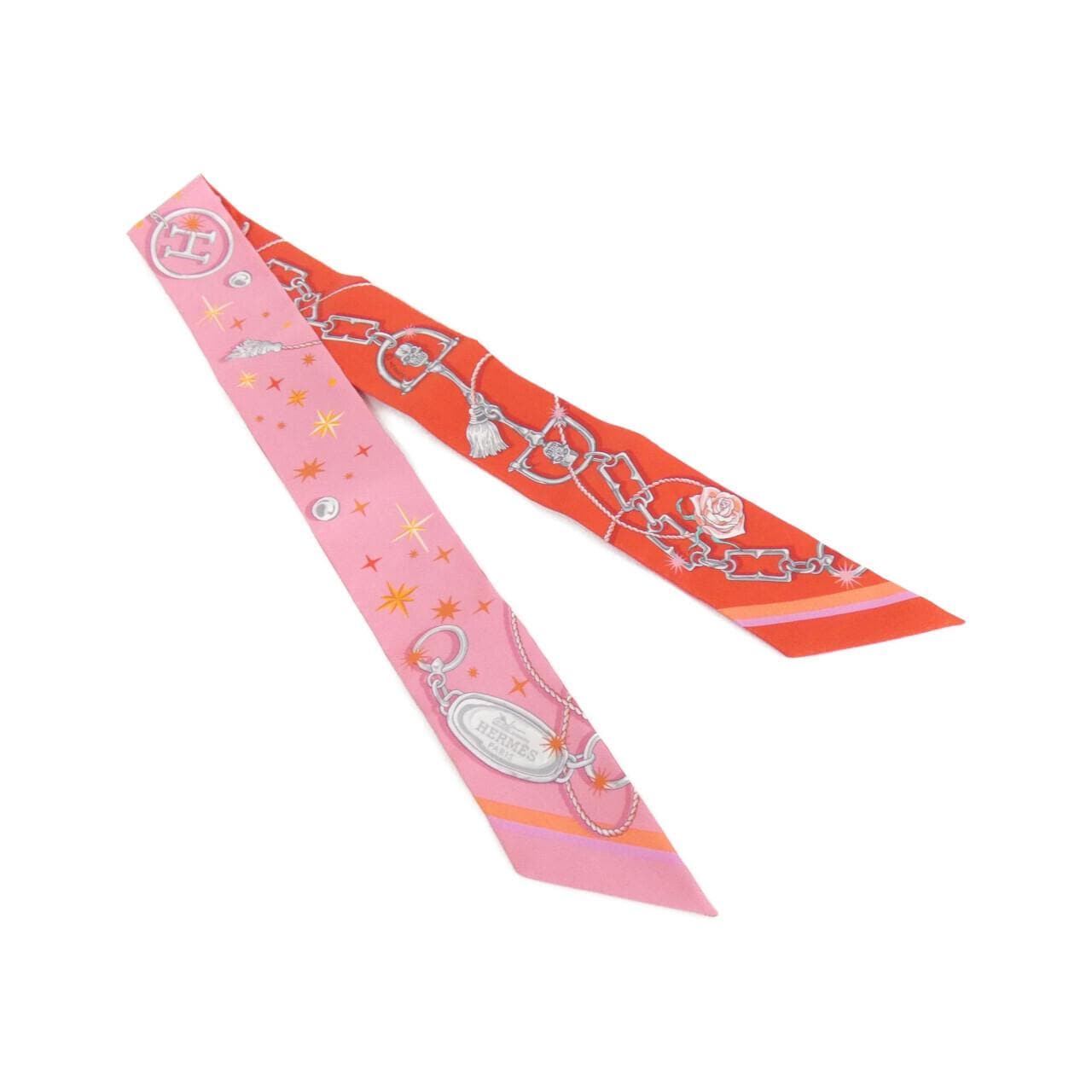 【未使用品】エルメス C'EST LA FETE ツイリー 062743S スカーフ