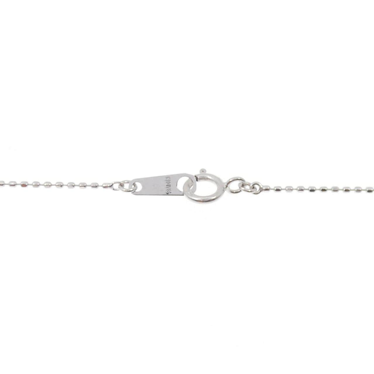 K10WG ハート ダイヤモンド ネックレス 0.04CT