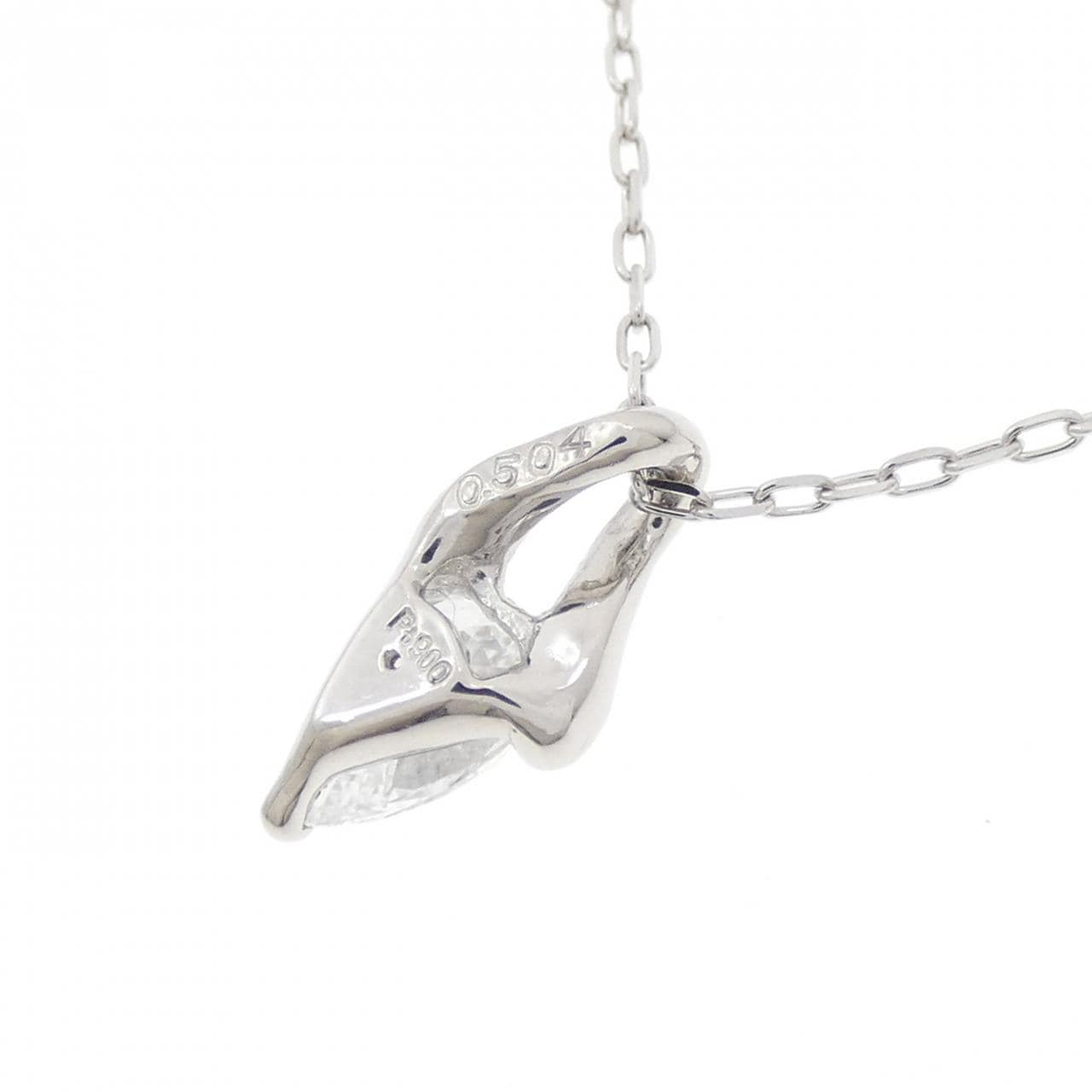PT900/PT850 ダイヤモンド ネックレス 0.504CT