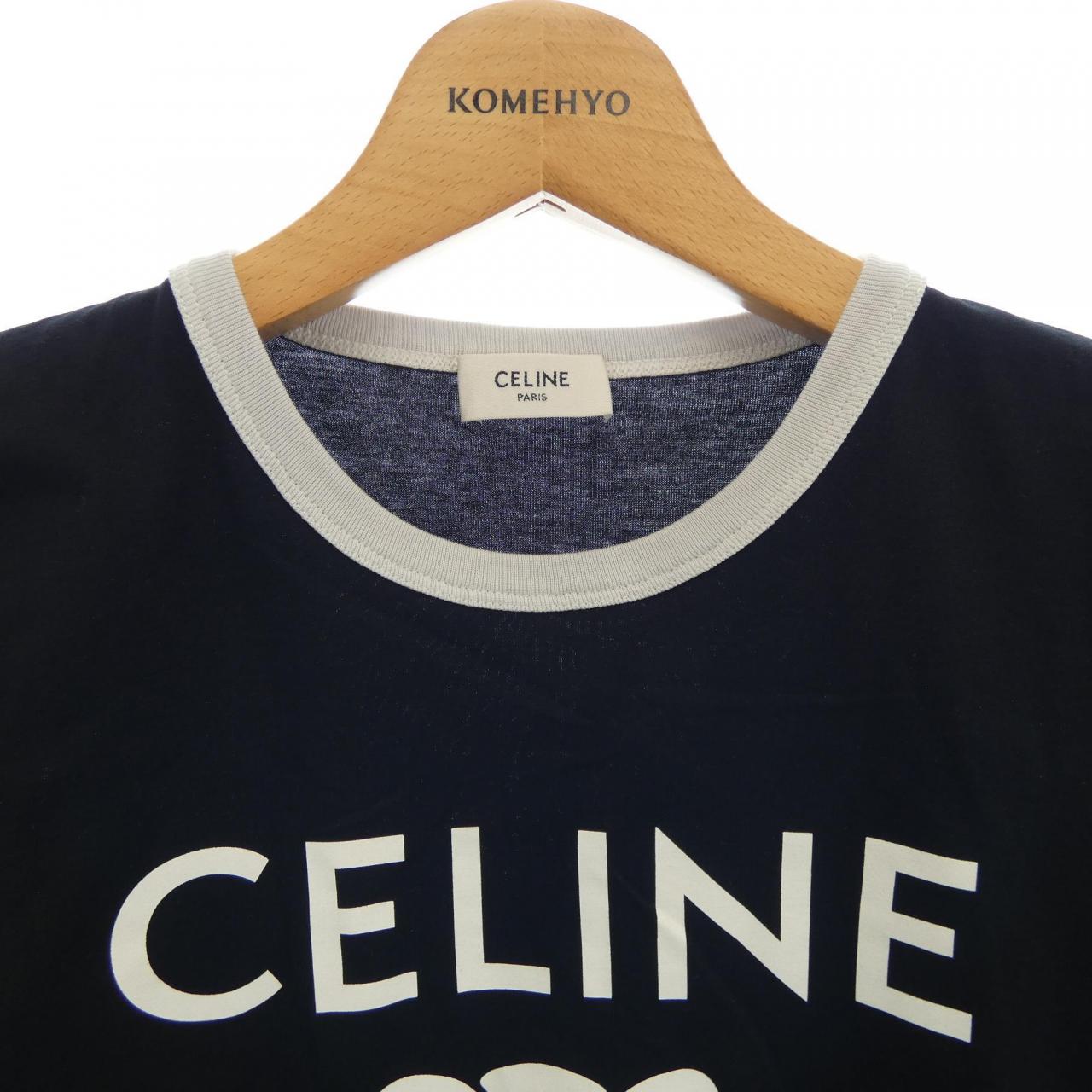 セリーヌ CELINE CELINE PARIS Tシャツ トリオンフ TRIOMPHE 2X872671Q Tシャツ