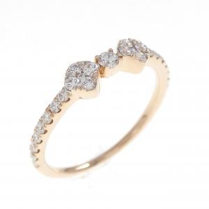 K18PG ダイヤモンド リング 0.3CT