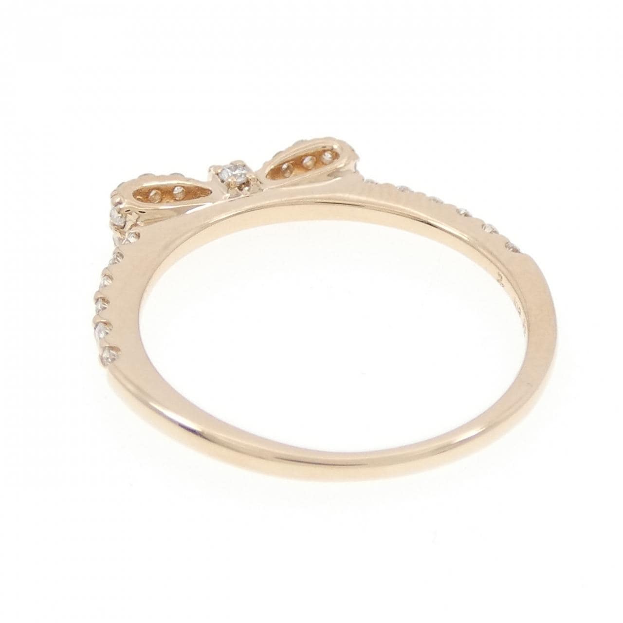 ポンテヴェキオ リボン ダイヤモンド リング 0.30CT
