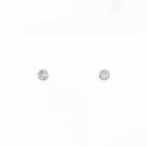 PT900 ダイヤモンド ピアス 0.10CT