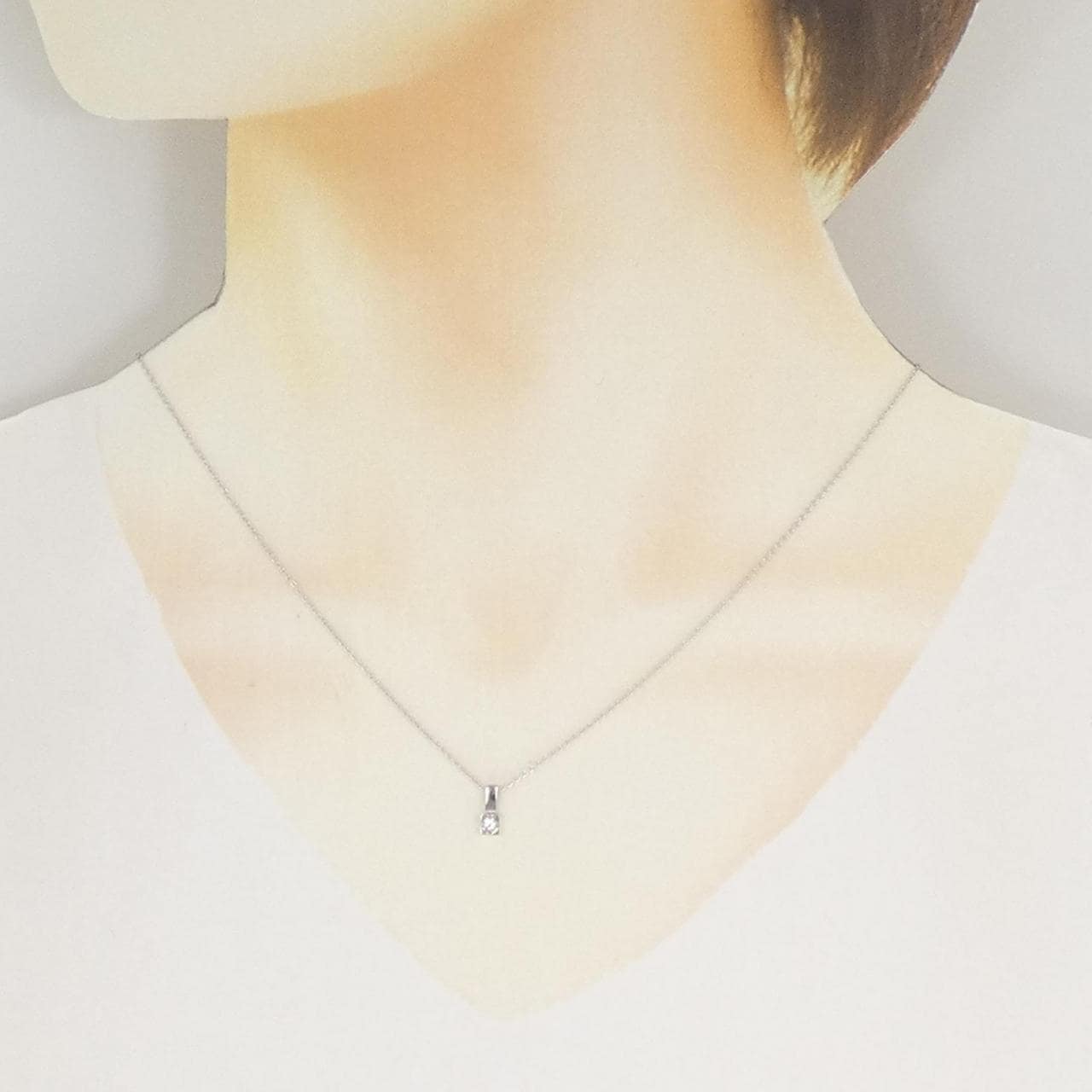 スタージュエリー ダイヤモンド ネックレス 0.03CT