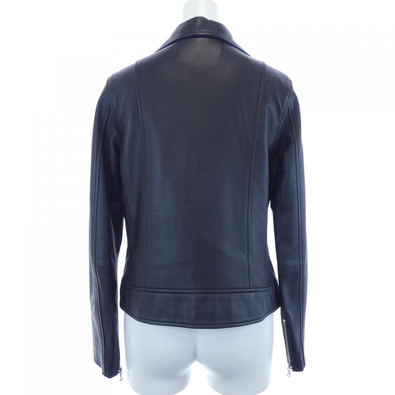 グリーンレーベルリラクシング green label relaxing レザーライダースジャケット