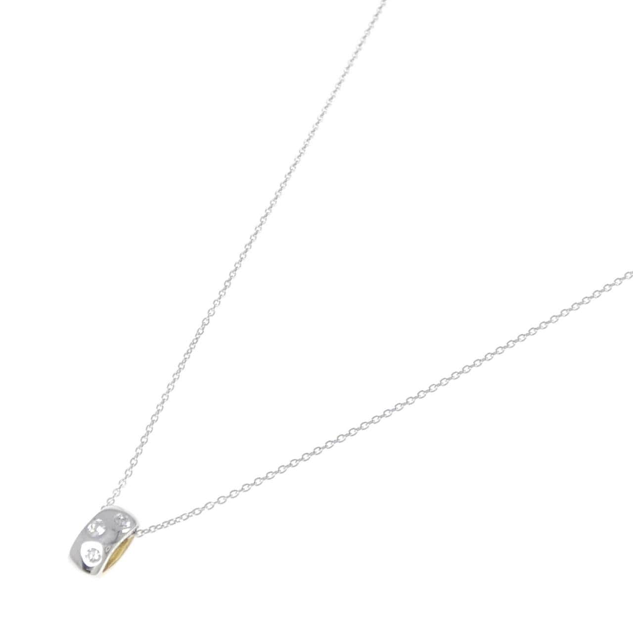 K18WG/K18PG ダイヤモンド ネックレス 0.33CT