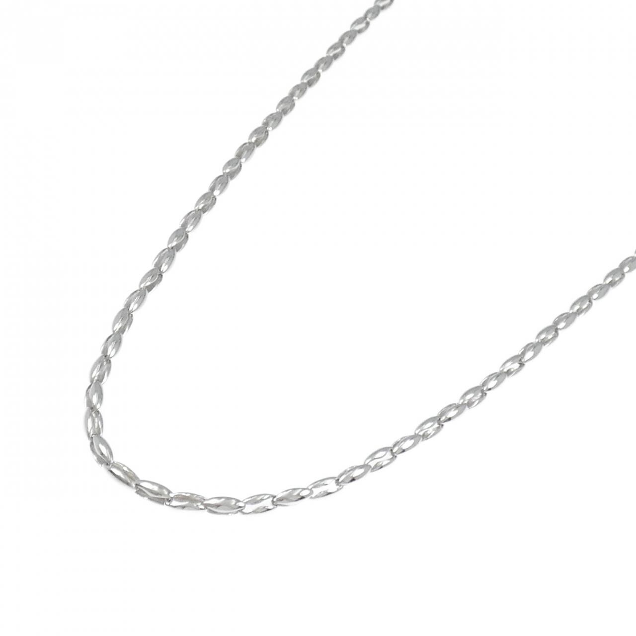 K18WG ダイヤモンド ネックレス 0.05CT