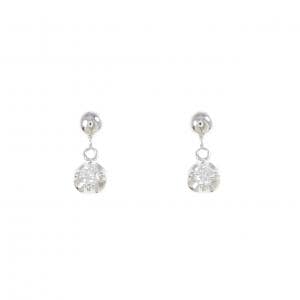 K18WG ダイヤモンド ピアス 0.20CT