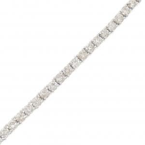 K18WG ダイヤモンド ブレスレット 5.14CT