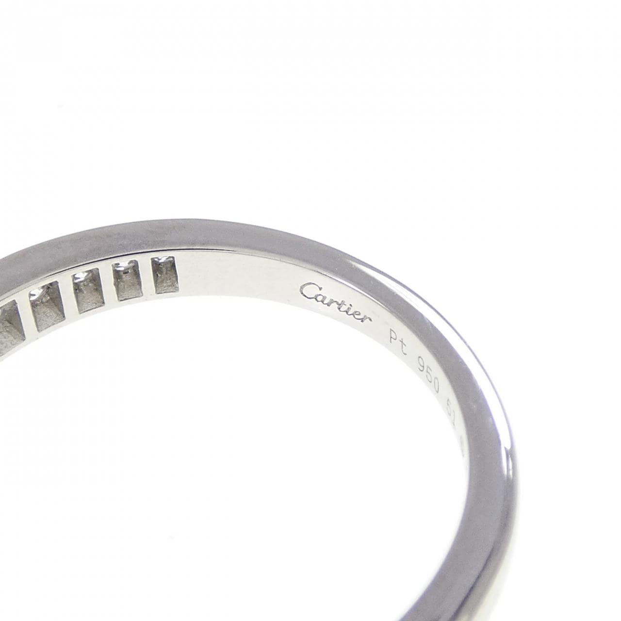 カルティエ 1895 ソリテール リング 0.61CT H VVS1 3EXT