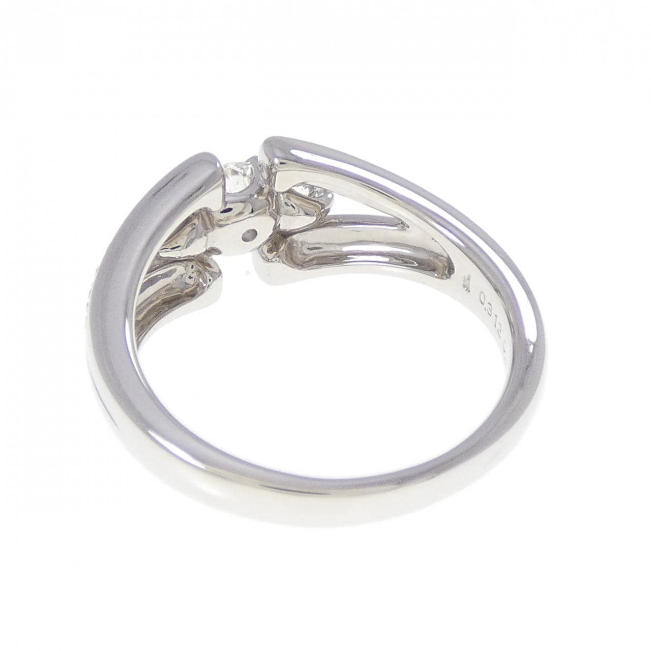 PT900 ダイヤモンド リング 0.312CT G SI2 ファンシーカット