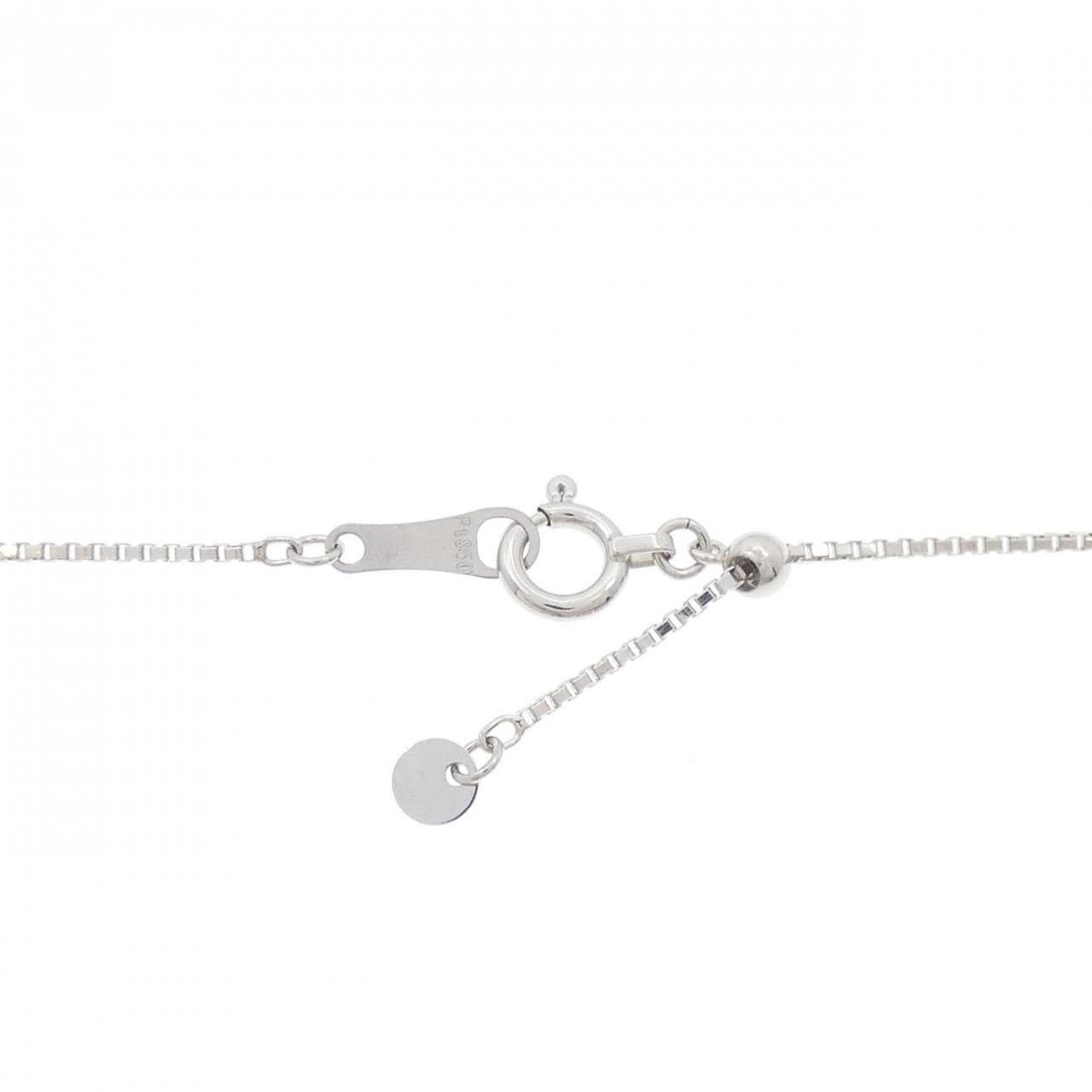 PT900/PT850 ルビー ネックレス 1.01CT