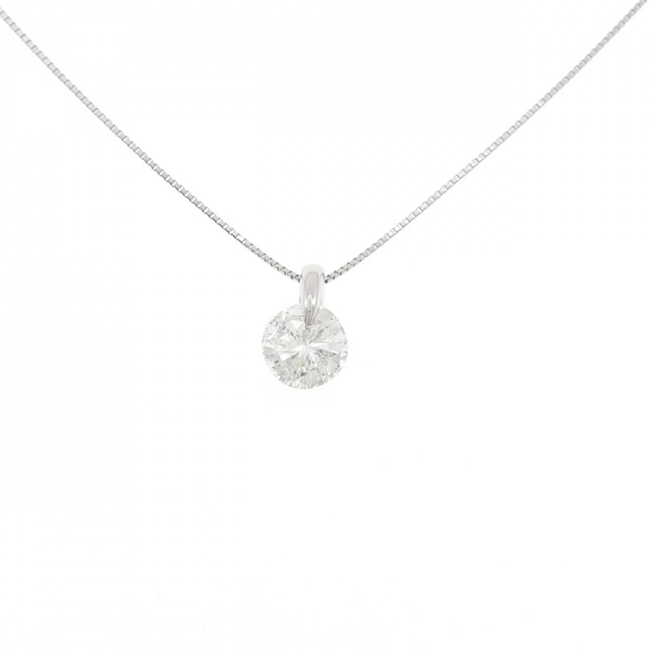 PT900/PT850 ソリティア ダイヤモンド ネックレス 1.95CT