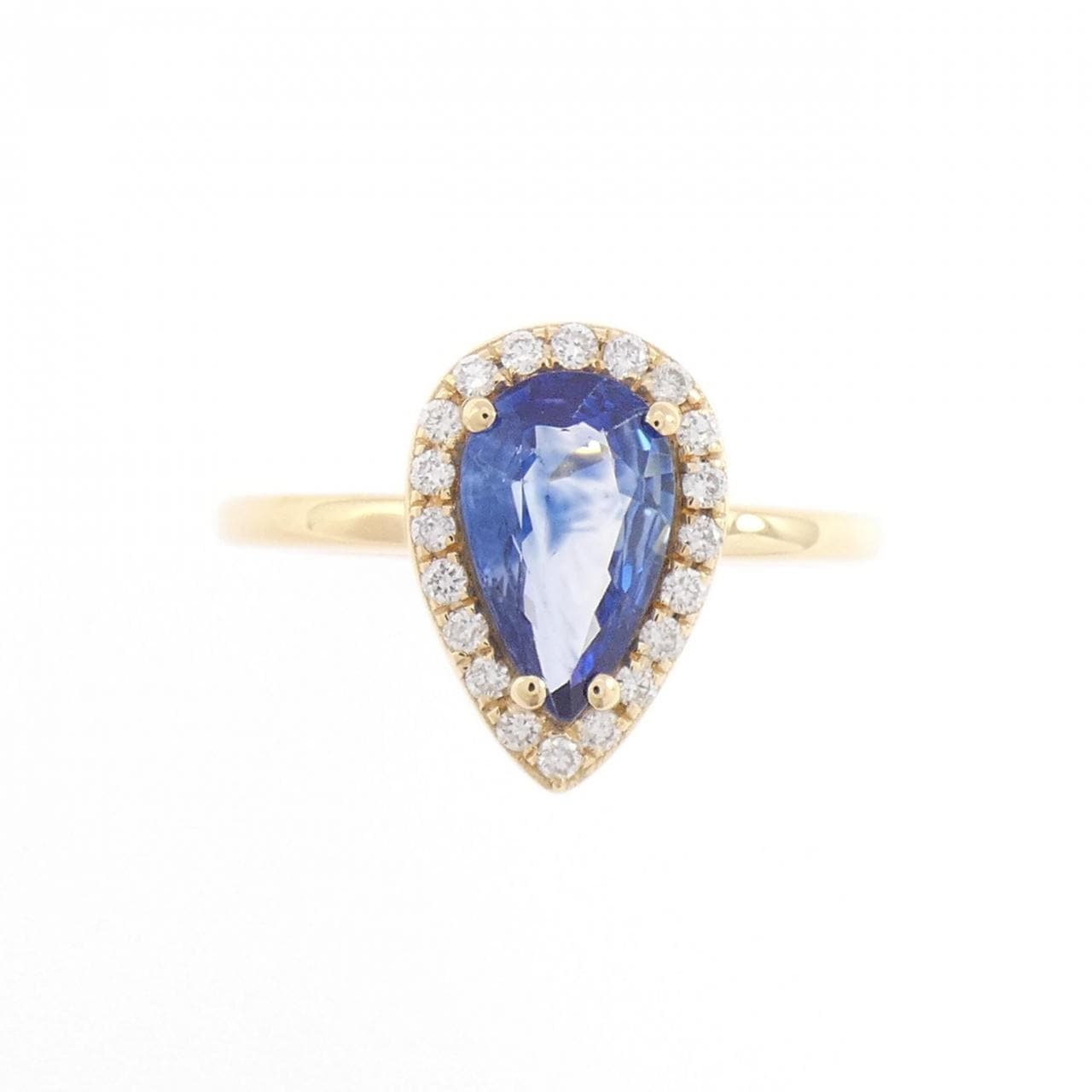 【新品】K18YG サファイヤ リング 1.02CT