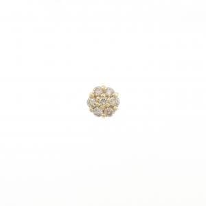 K18YG ダイヤモンド ピアス 0.40CT 片耳