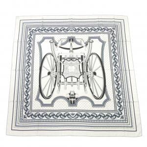 エルメス HERMES LES ROUES DE PHAETON BANDANA H244170S カレジェアン140 ショール