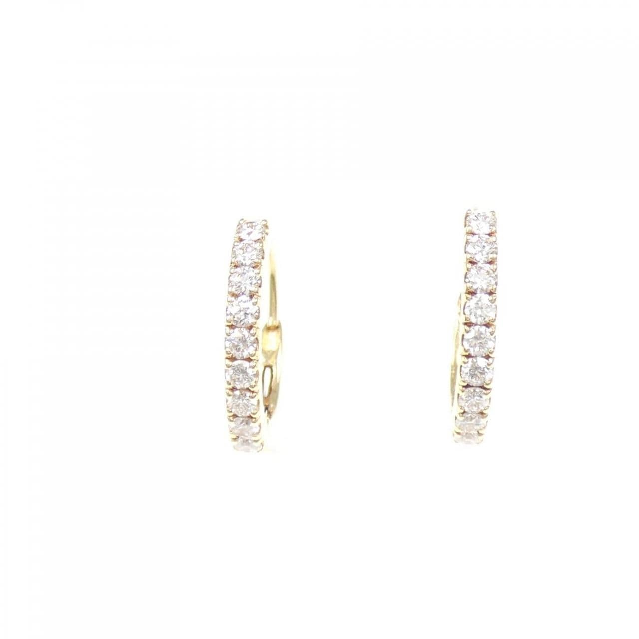 K18YG ダイヤモンド ピアス 0.34CT