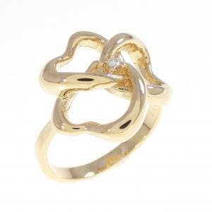 K18YG ダイヤモンド リング 0.015CT