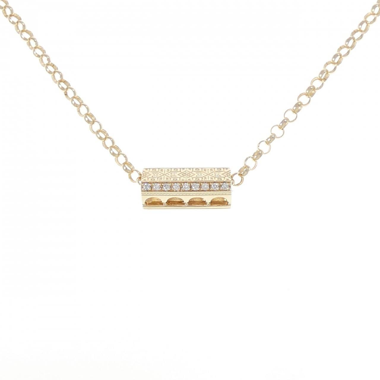 アガット ダイヤモンド ネックレス 0.05CT