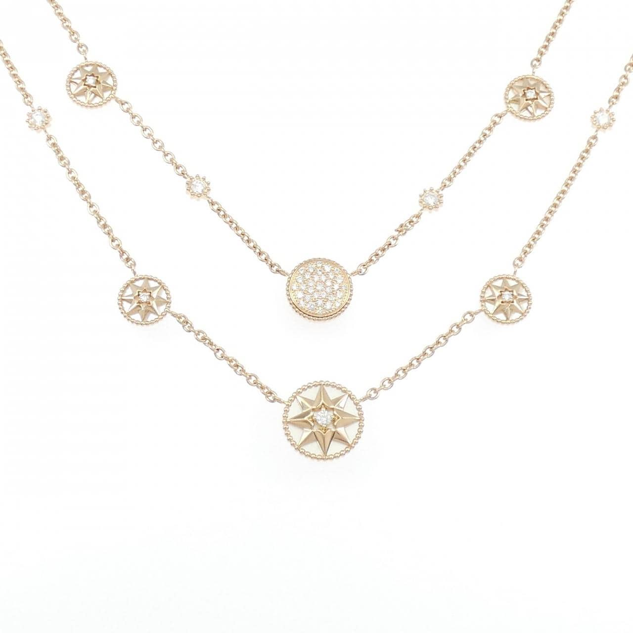 クリスチャンディオール ローズ デ ヴァン ネックレス