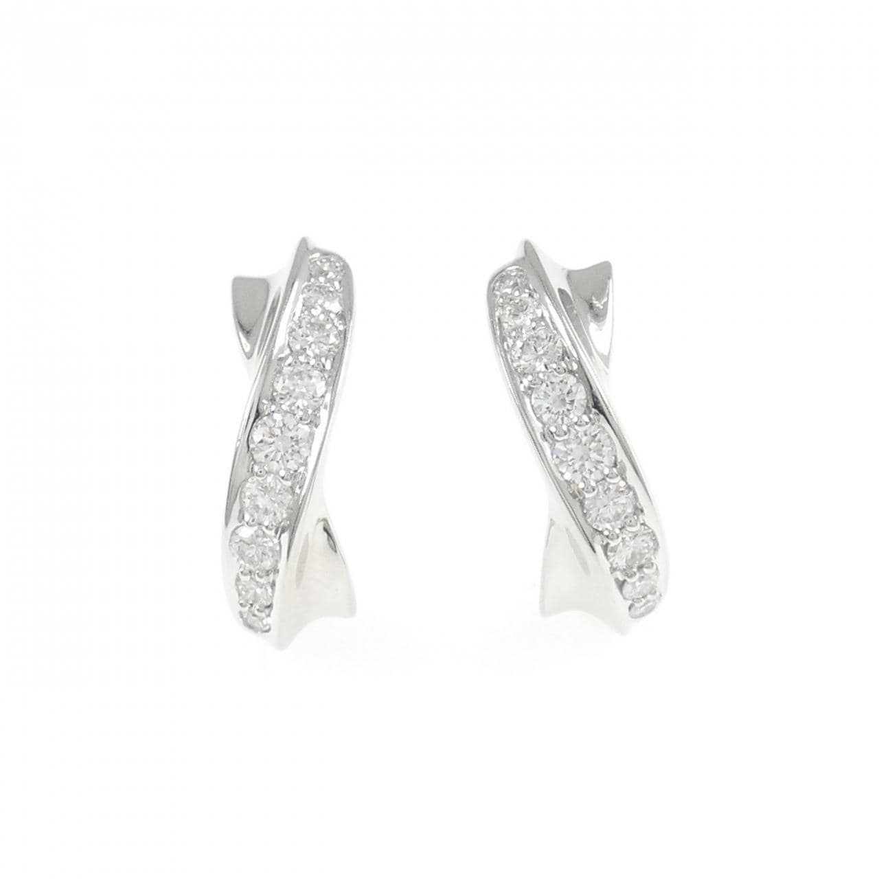 PT900 ダイヤモンド ピアス 0.54CT