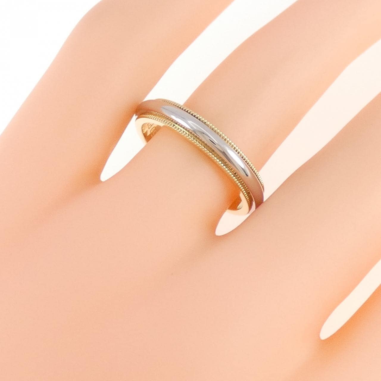 ティファニー ミルグレイン リング