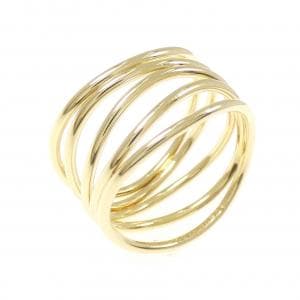 ティファニー ウェーブ5ロウ リング