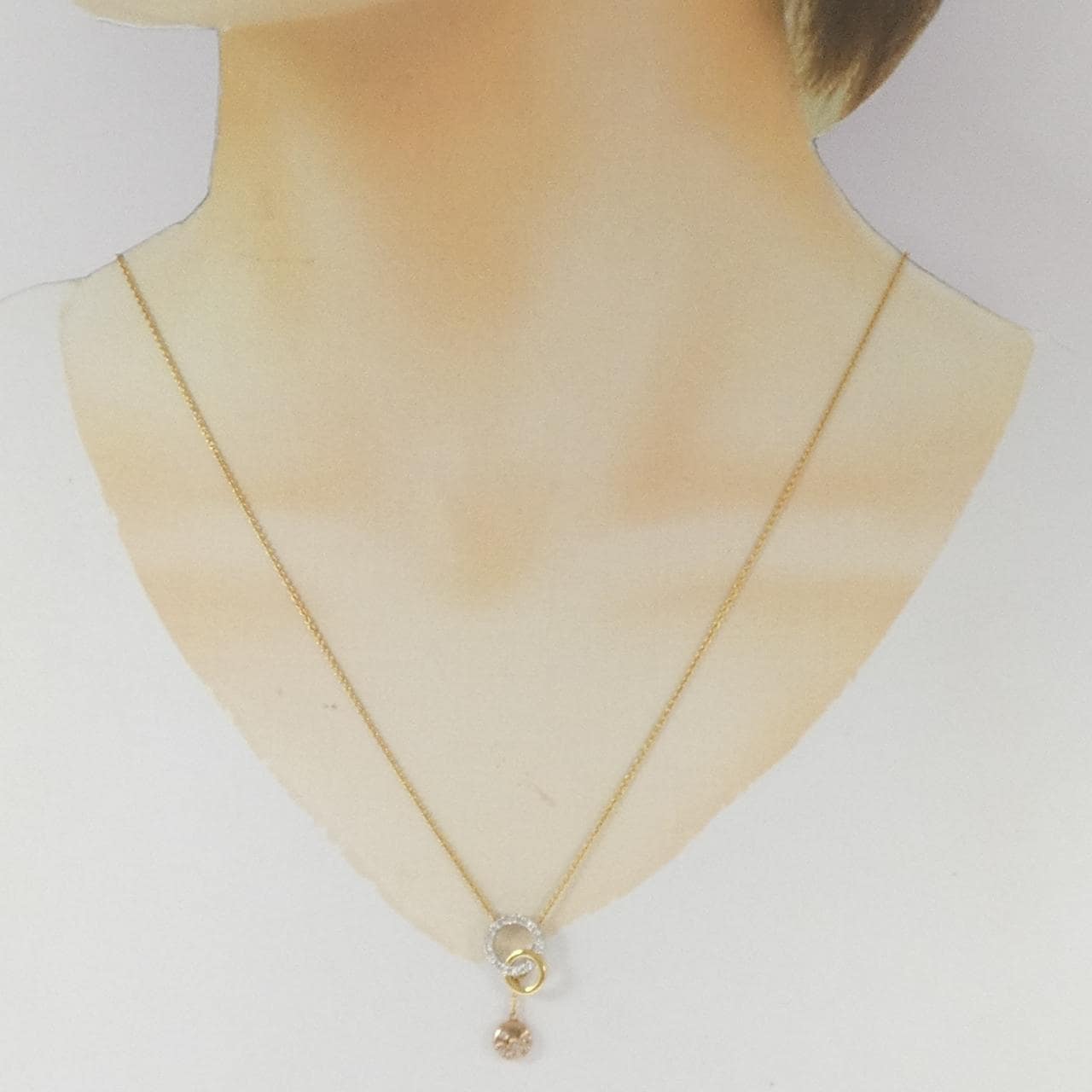 ヴァンドーム ダイヤモンド ネックレス 0.21CT