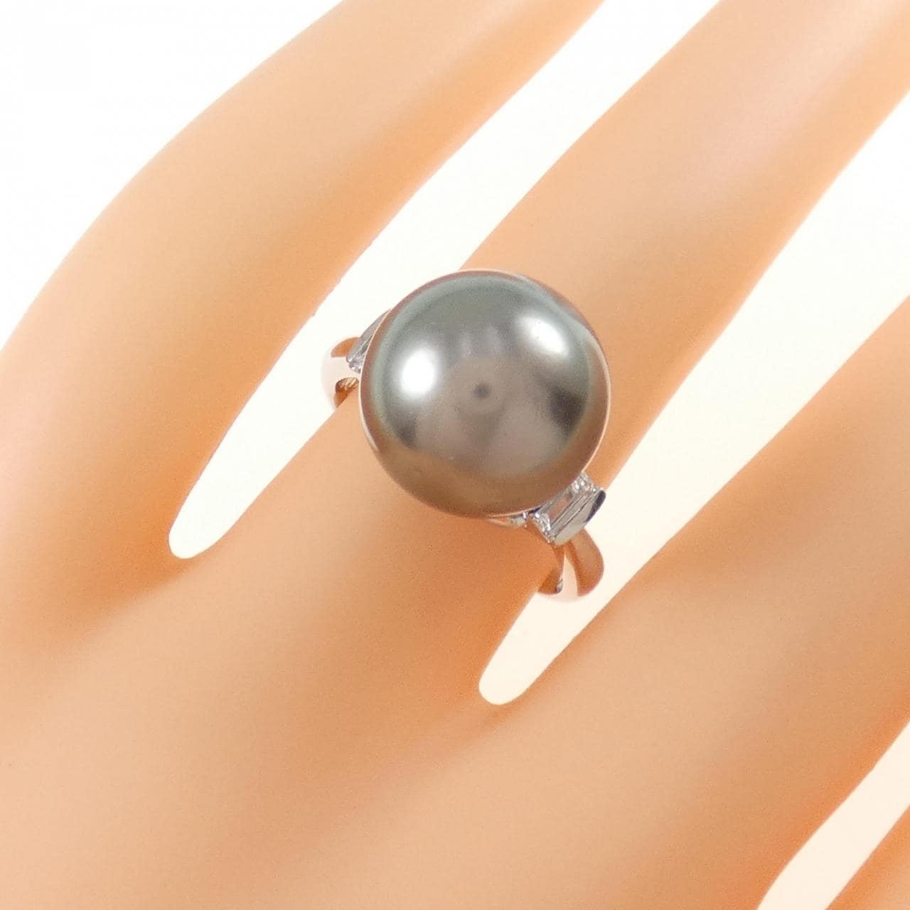 PT Black Butterfly Pearl Ring 12.0mm