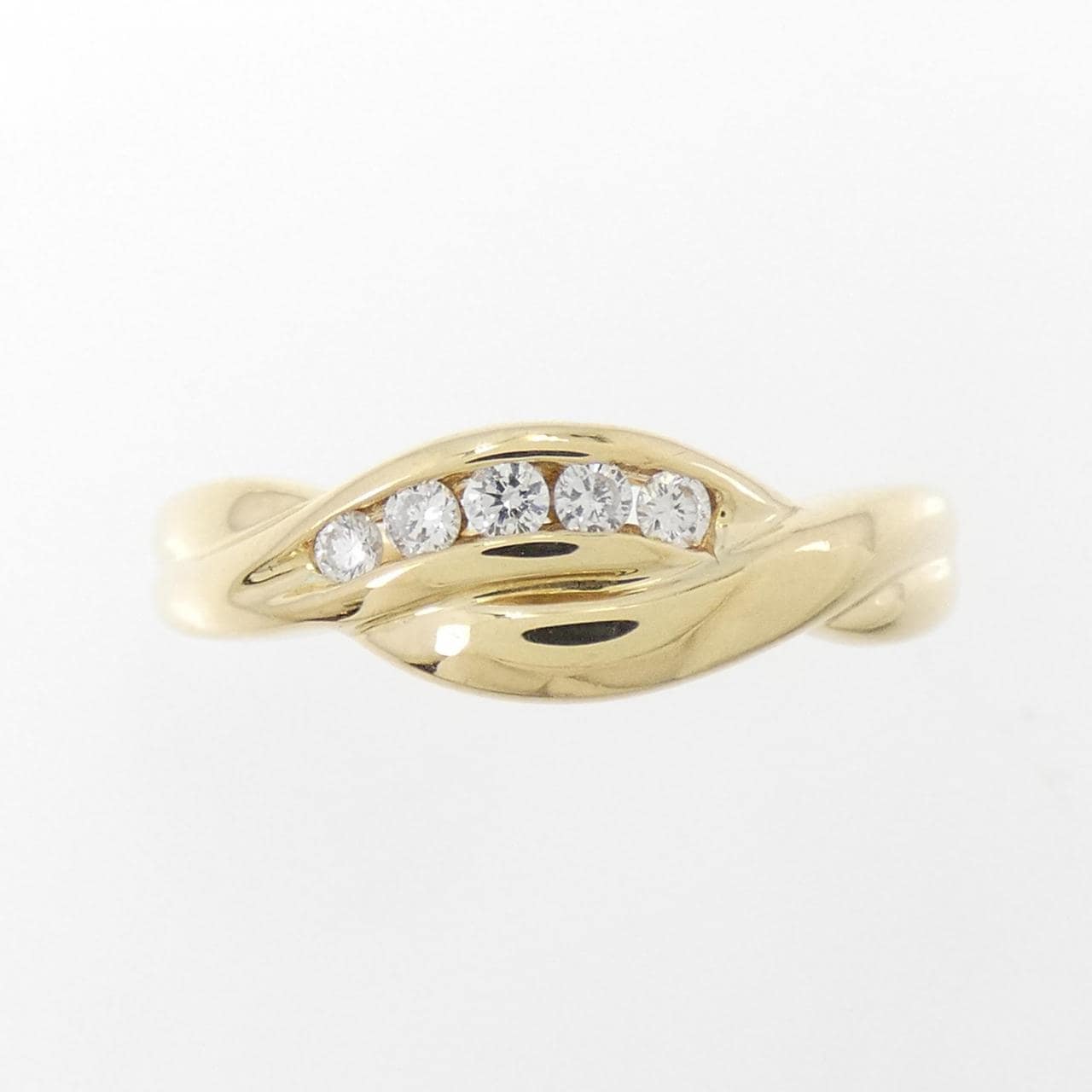 K18YG ダイヤモンド リング 0.10CT