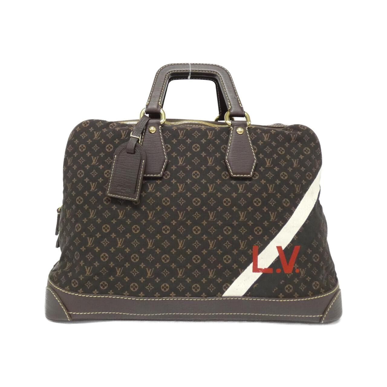 LOUIS VUITTON Monogram Mini Initial Isfahan M40017 Boston Bag