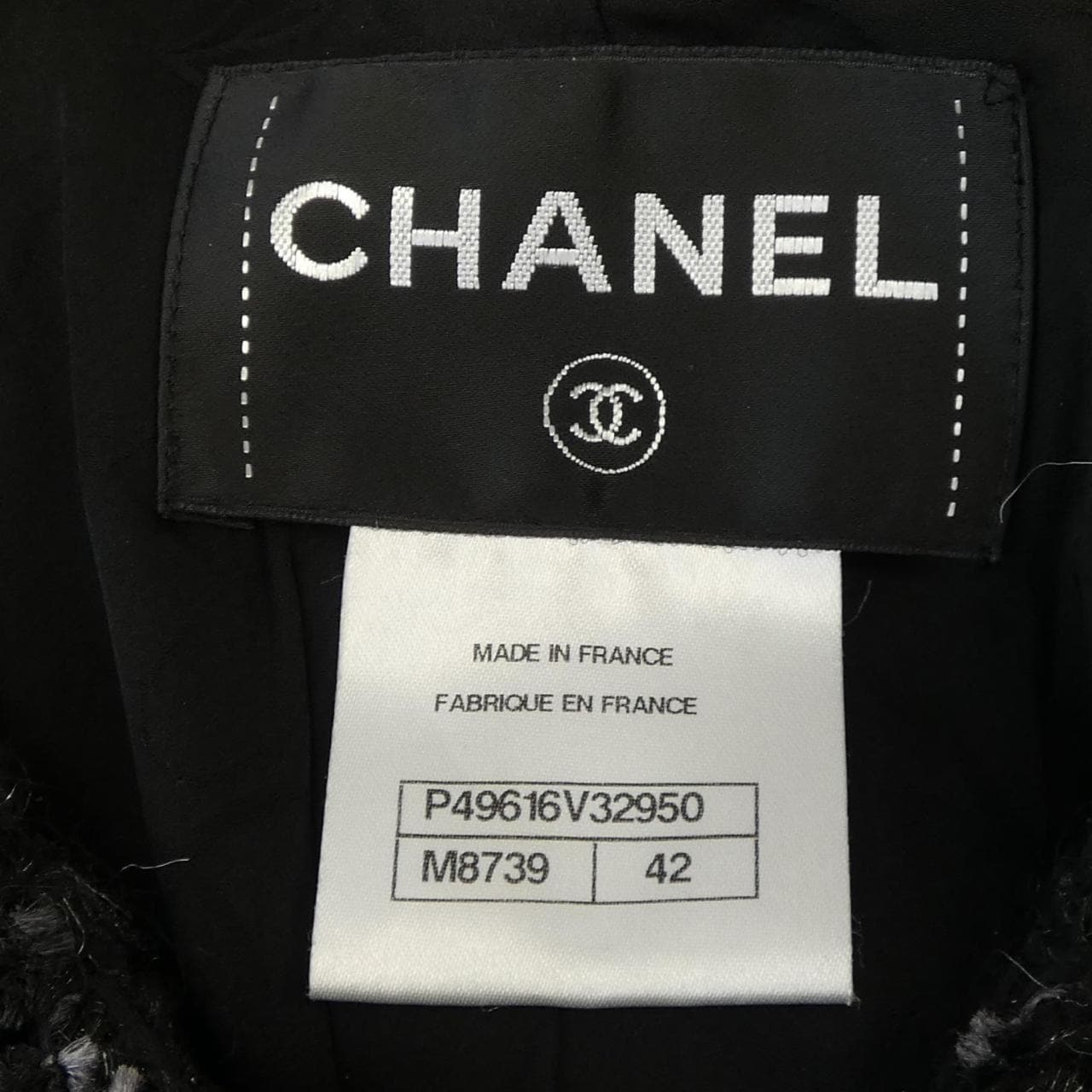 シャネル CHANEL P49616V32950 ノーカラージャケット