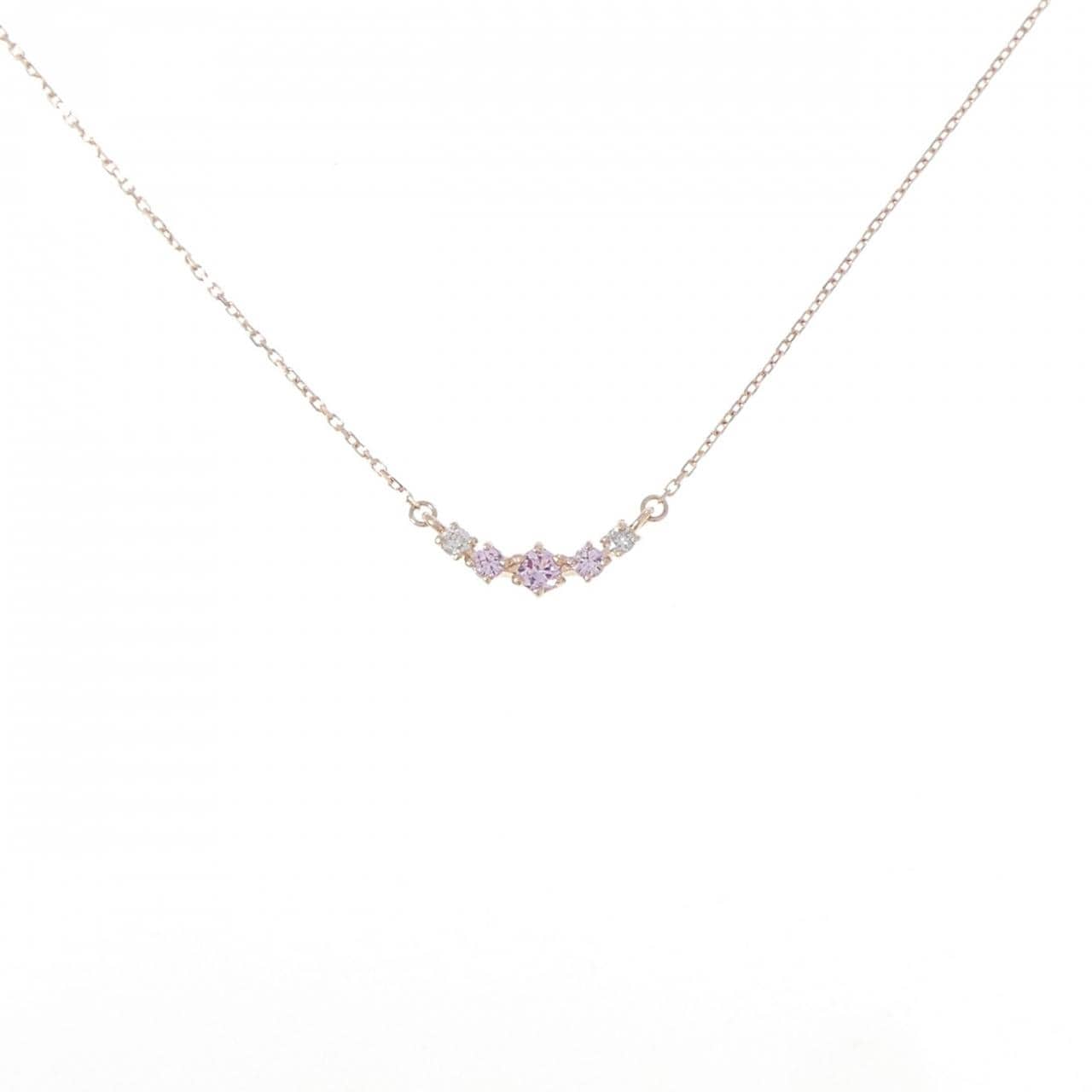 K10PG サファイヤ ネックレス