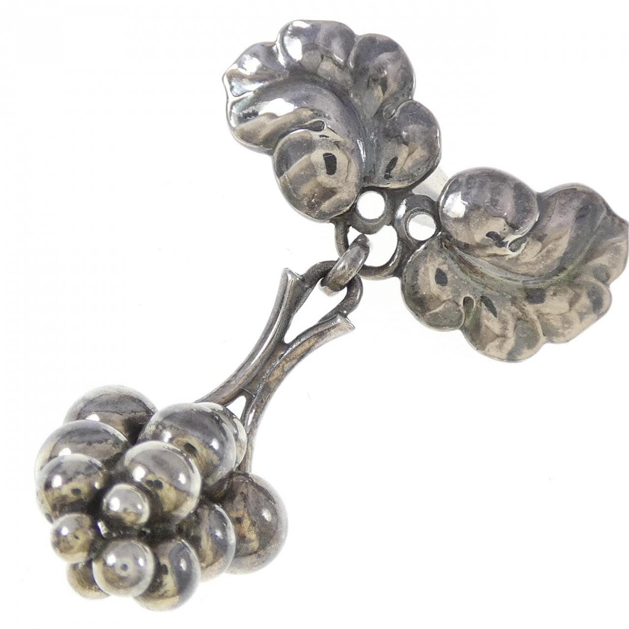 ジョージ ジェンセン ムーンライト グレープ ブローチ