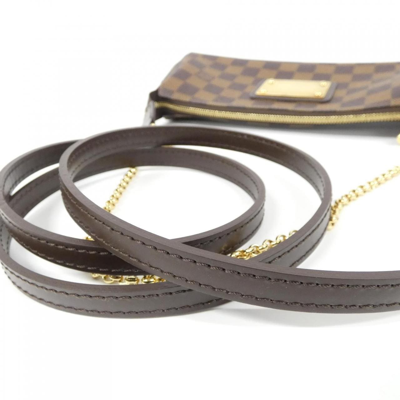 ルイヴィトン ダミエ エヴァ N55213 ショルダーバッグ