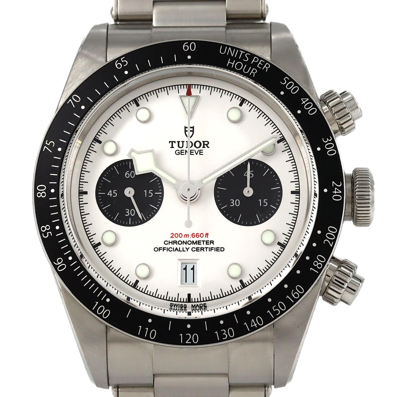 チューダー/チュードル ブラックベイクロノ M79360N-0002 SS 自動巻