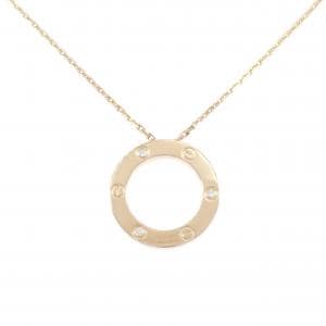 カルティエ ラブネックレス ハーフダイヤ ネックレス