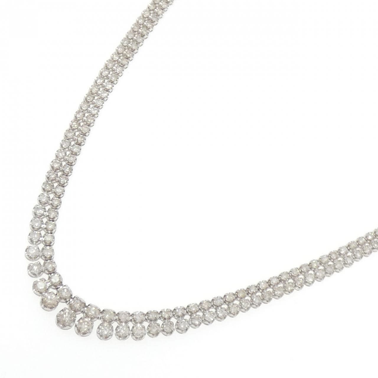 PT850 ダイヤモンド ネックレス 10.03CT