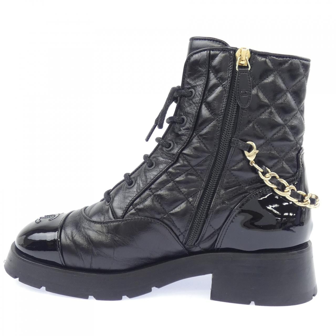 シャネル CHANEL レースアップ G39393Y56119 ブーツ