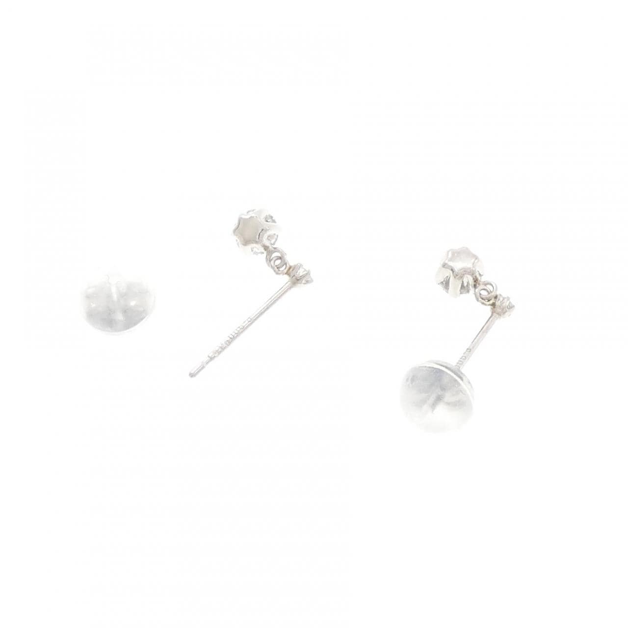 PT900 ダイヤモンド ピアス 0.30CT