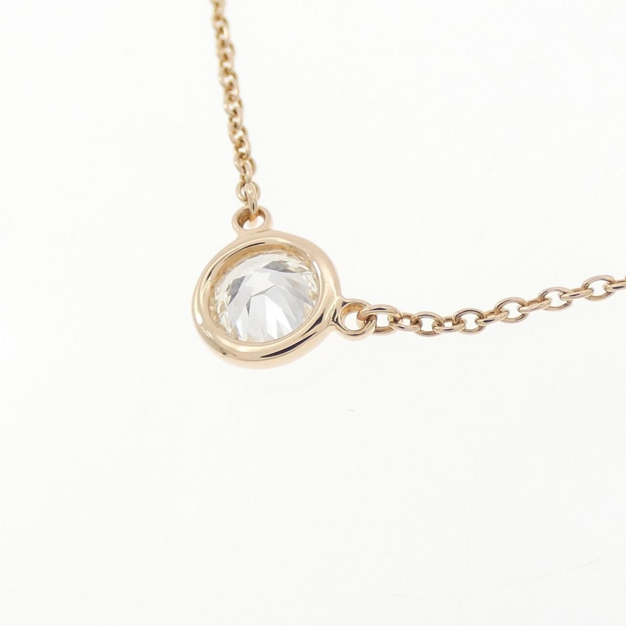 ティファニー バイザヤード ネックレス 0.40CT G VVS2 3EXT