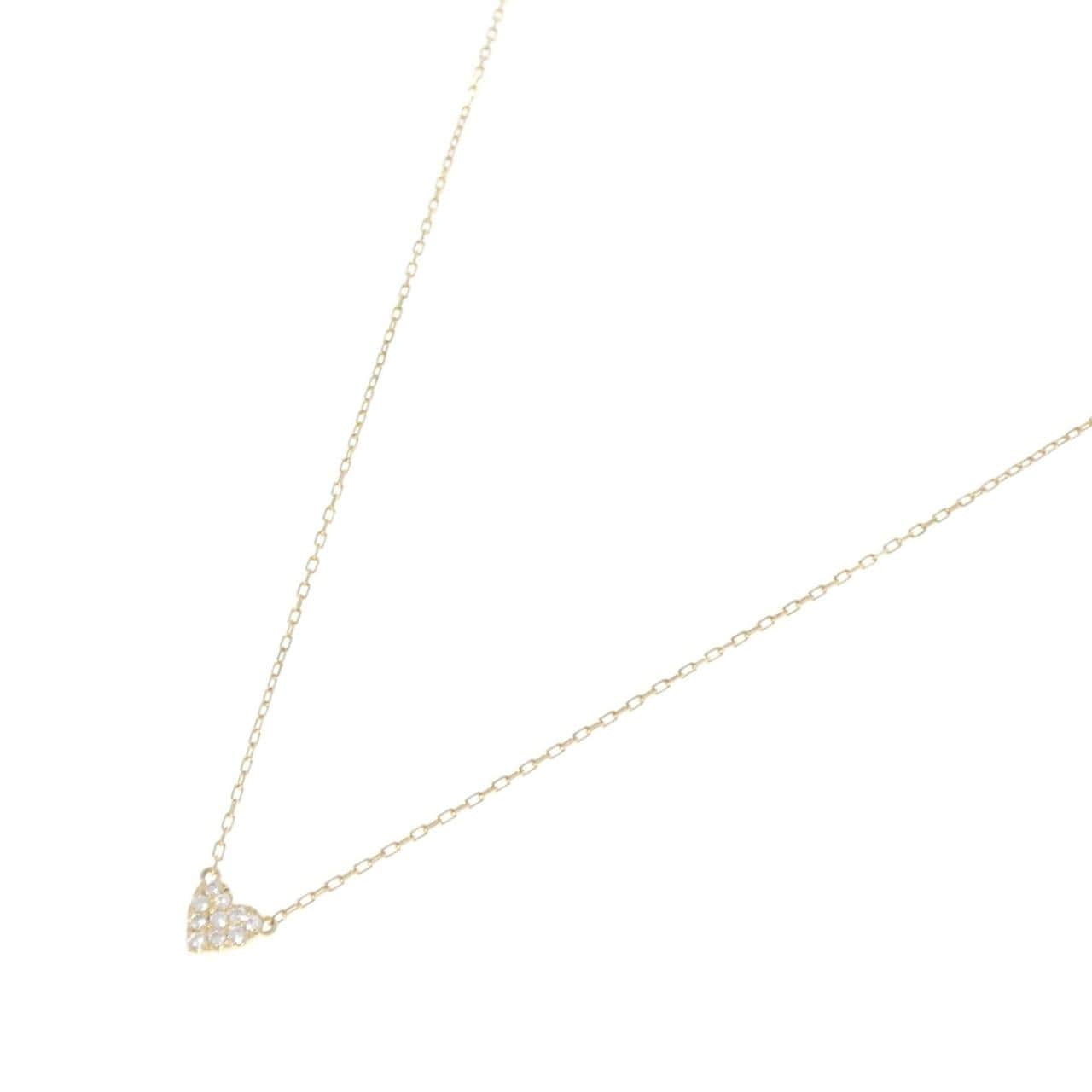 アーカー ハートパヴェ ネックレス 0.05CT