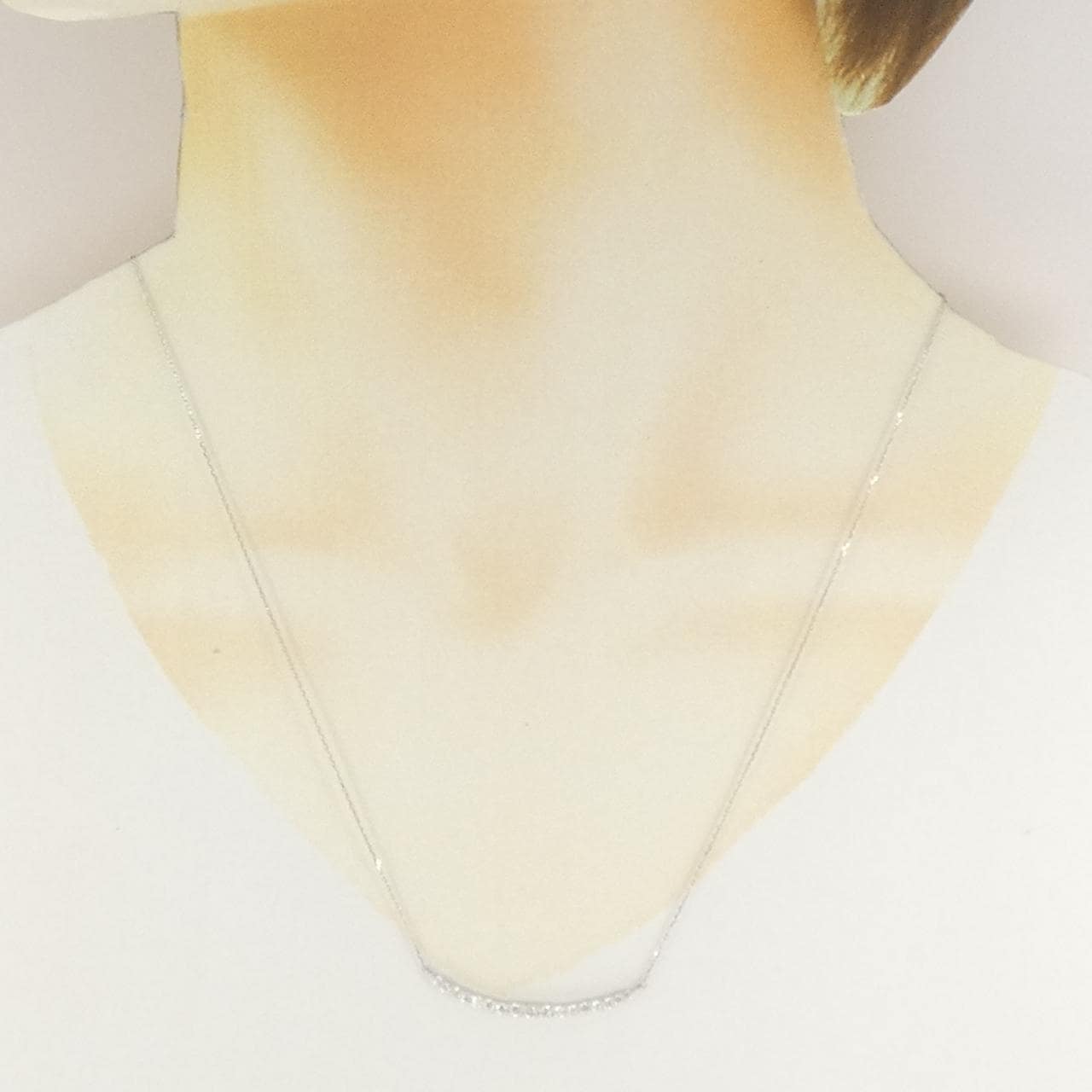 ジーエスティービー ダイヤモンド ネックレス 0.50CT