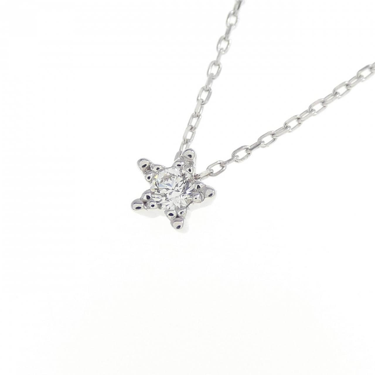 スタージュエリー ダイヤモンド ネックレス 0.04CT