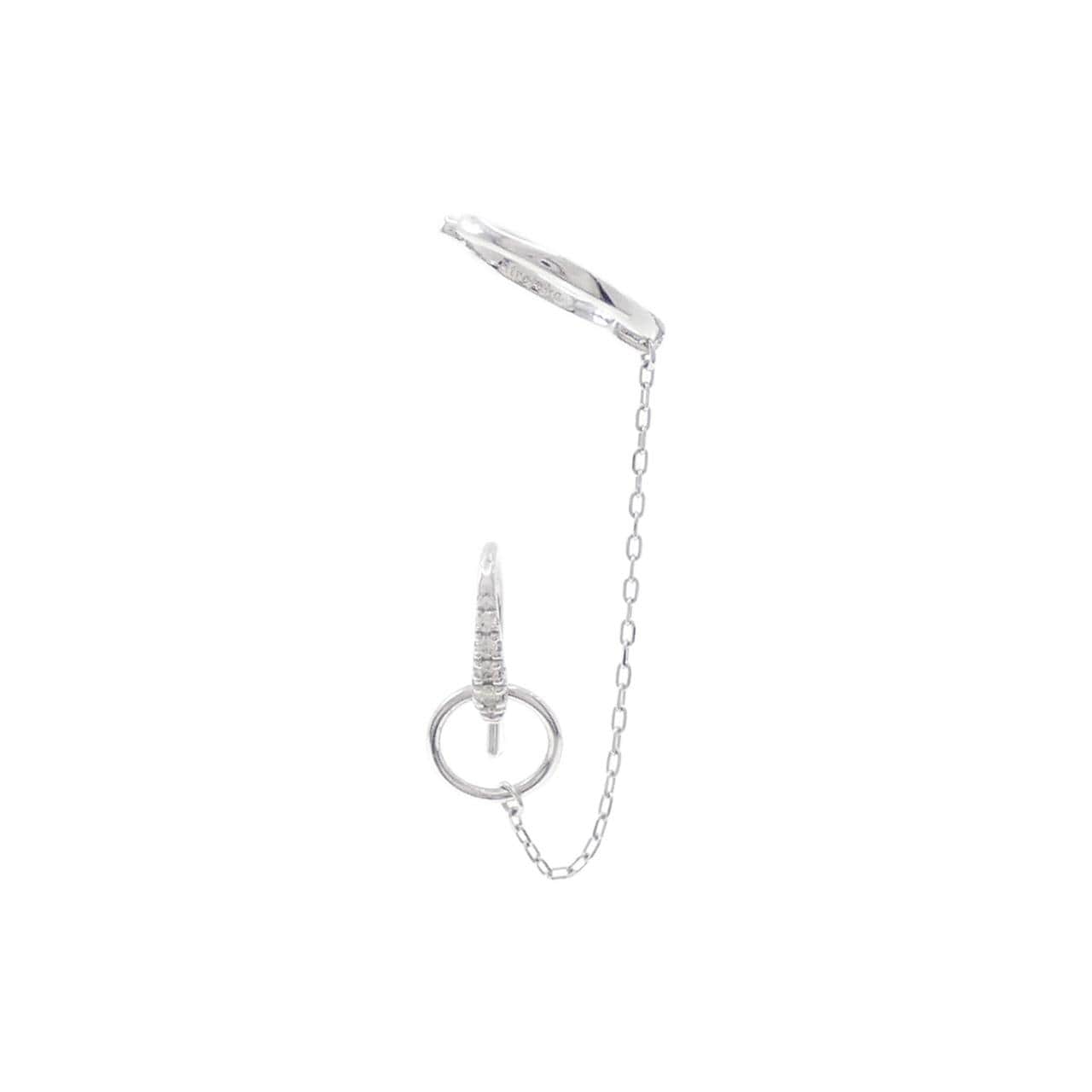 ヒロタカ ムザール ピアス イヤーカフ 0.04CT 片耳